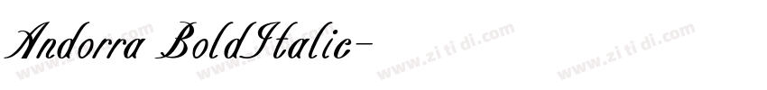 Andorra BoldItalic字体转换 Andorra BoldItalic字体转换